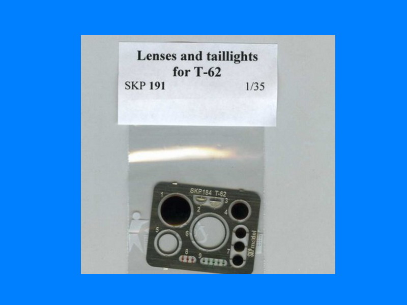 SKP184 Lenses and taillights for T-62  1/35